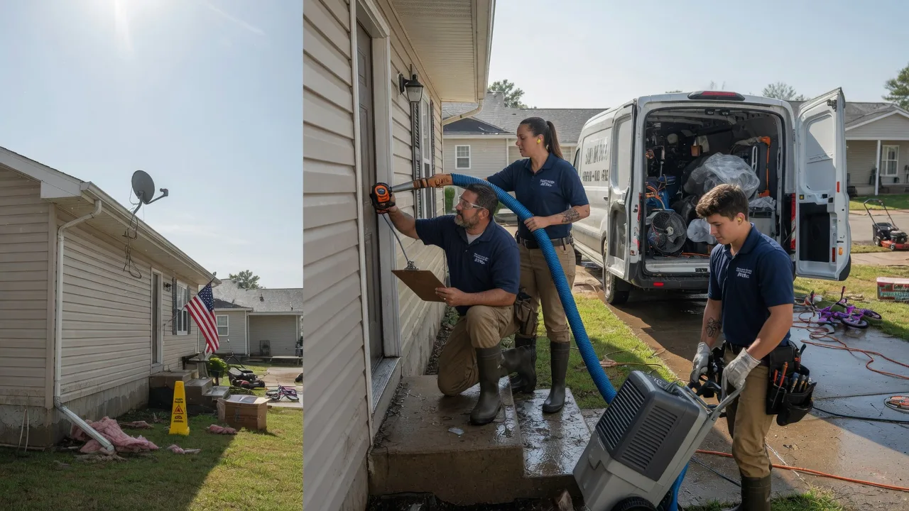 Ceiling Water Damage Restoration in Forest, IN near me